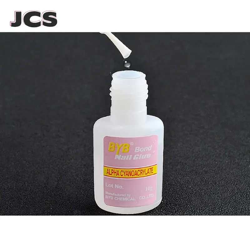 

1pc 10g Fast Drying Nail Glue for False Nails Glitter Acrylic Decoration with Brush False Nail Tips Faux Ongle Nail Care Tools