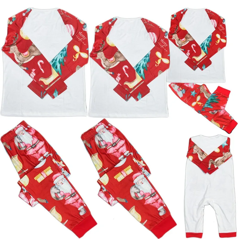 

New Xmas Look Outfits Cartoon Animal Cute Soft Pajamas Set Family Parent-child Baby Romper Matching Clothes Christmas Pyjamas