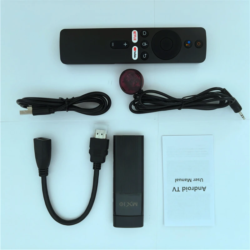 MX10 F3 4K Android TV Stick with Voice Remote Control | Android 13