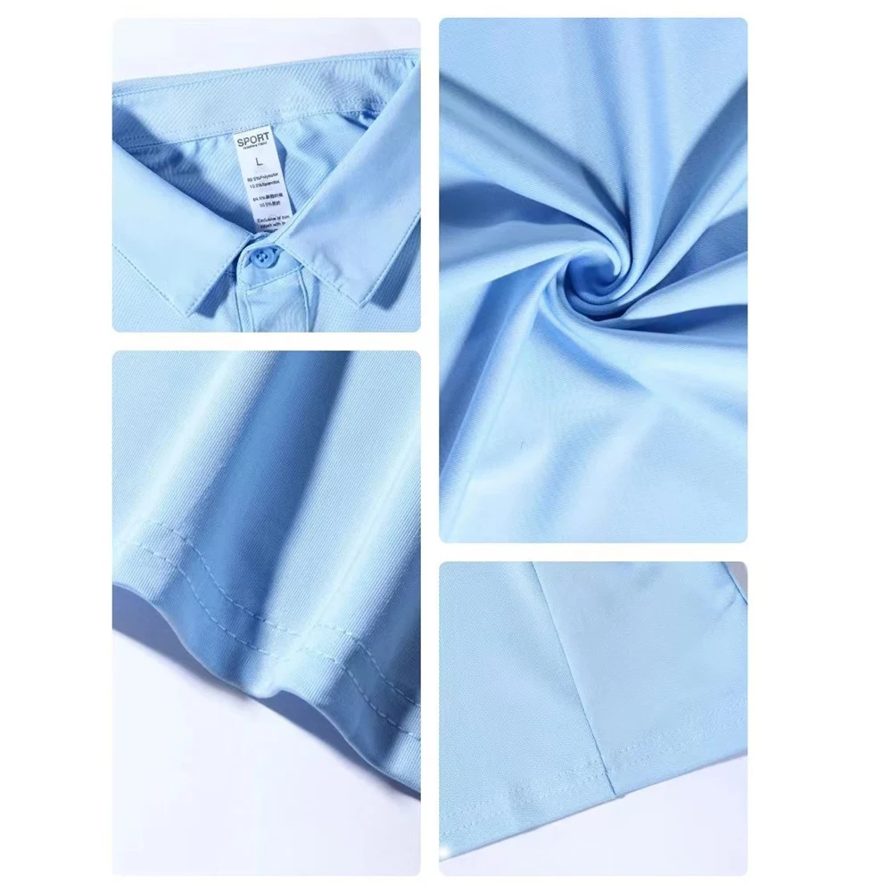 Long Sleeved Polo Men's Fitness T Shirt - Image 6