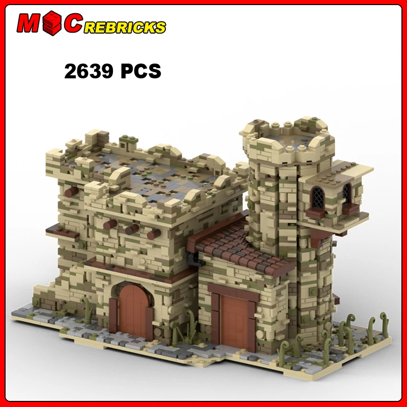 

MOC Architectural Series Arabic Style House Model DIY Assembling Bricks Building Blocks Boys Puzzle Toys Kids Xmas Creative Gift