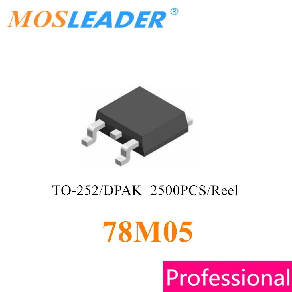 

Mosleader 78M05 TO252 DPAK 2500PCS 500mA 0.5A Made in China High quality IC