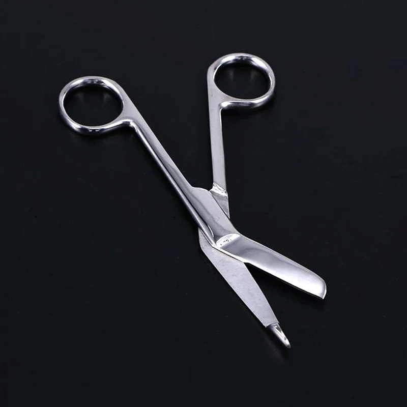 14CM Stainless Steel Gauze Bandage Scissors Dressing Surgical  Household Plaster Scissors Nurse 2