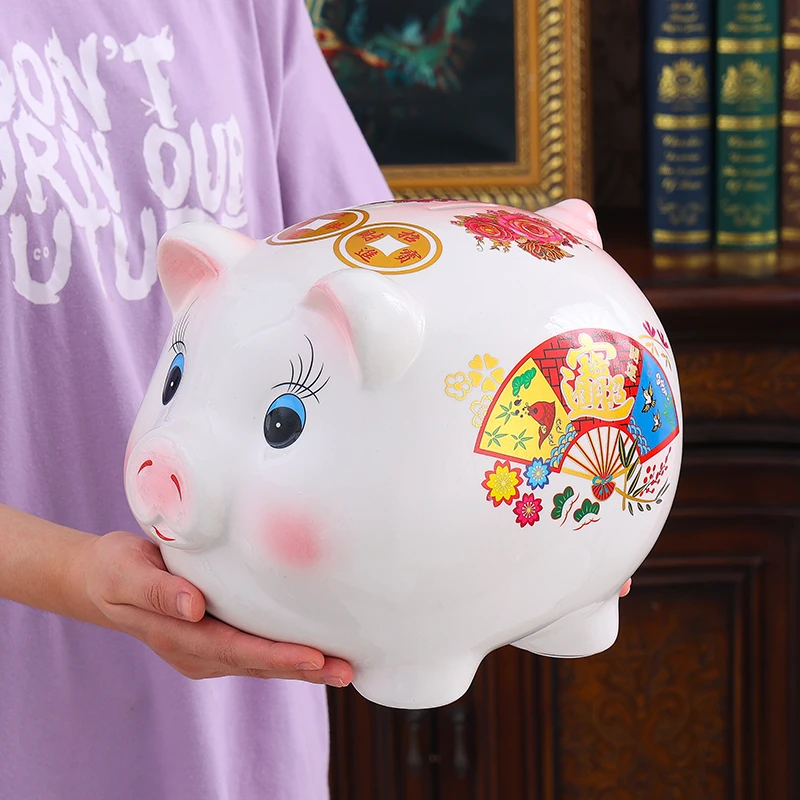 6" Large Money Cash Tin Note Piggy Bank Box Novelty Savings Save Coin 