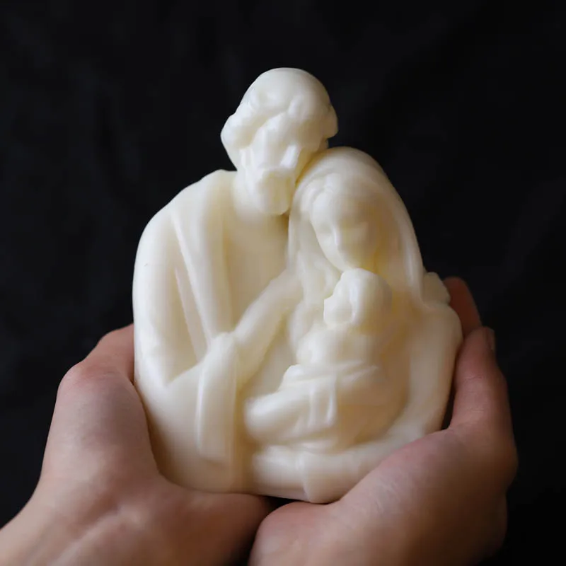 Holy Family Candle Mold 6