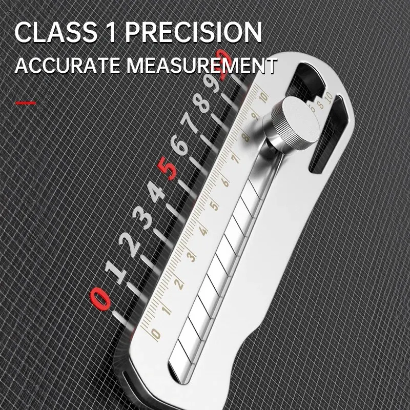 Utility Knife Stainless Steel Utility Knife Holder Durable Sturdy Fast Cutting Manual Lock For Comfortable Grip