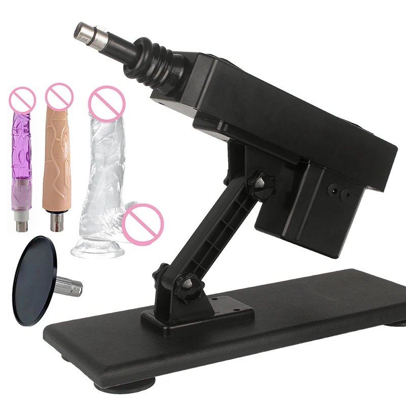 3XLR Telescopic Sex Machine with Dildo 45mm Stroke Variable Speed DC 24V Reciprocating Linear Actuator Masturbatio Sexual Toys