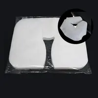 100Pcs Disposable Non-Woven Headrest Pillow Paper Beauty Spa Salon Bed Table Cover Massage Face Cradle Table Head Rest Covers 2