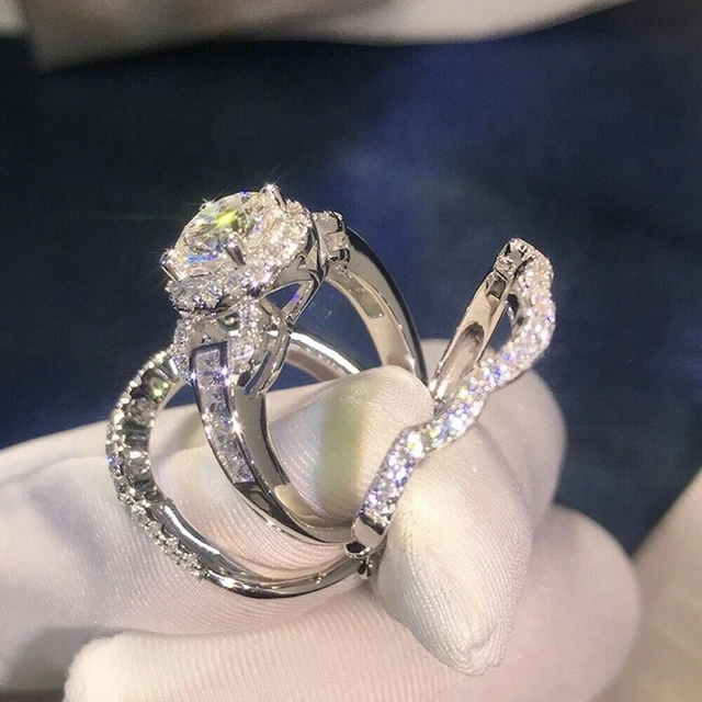 Huitan Sparkling Cubic Zirconia Wedding Engagement Ring For Women Modern  Fashion & Party Hip Hop Jewelry From Moge_1, $8.05 | DHgate.Com