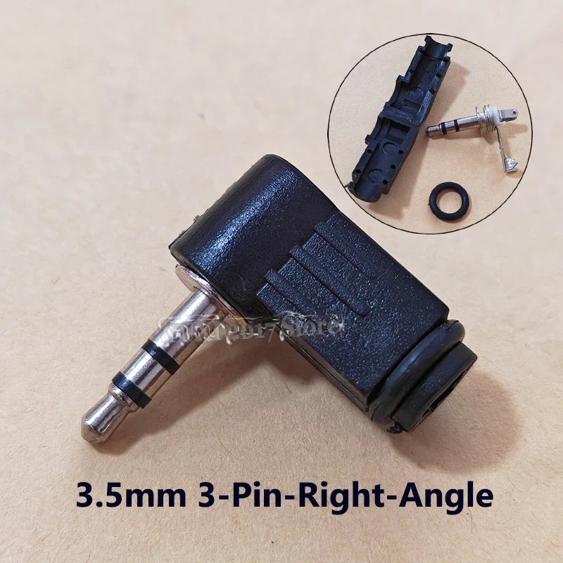 1-10PCS 2.5/3.5mm 오디오 플러그 스트레이트 & 직각 2/3/4핀 모노 스테레오 남성 커넥터 헤드폰 마이크 DIY용