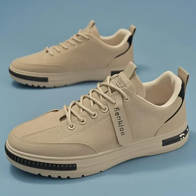 Men's shoes 2024 new spring and autumn season breathable versatile casual trendy shoes men's work lightweight sports board shoes