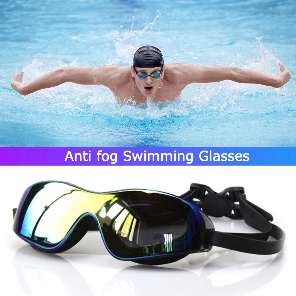 Swim Glasses Anti Fog Electroplate Diving Goggles