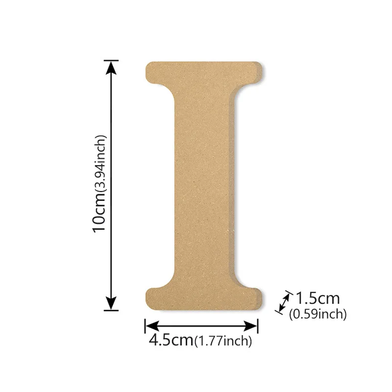 Wood Wooden Letters White Alphabet Wedding Birthday Party DIY Free Standing Name Party Home Decor New Year Design Wood Alphabets