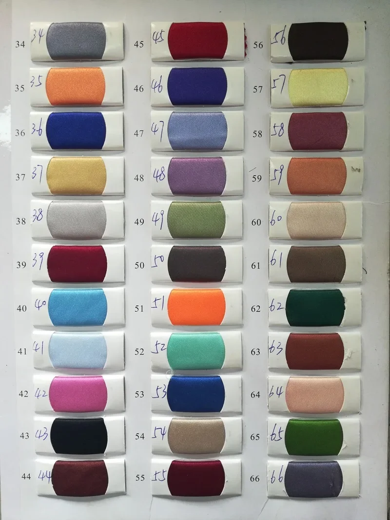 132 Colors Satin fabric silk cloth 150*100cm DIY for interlining home dress curtain wedding party decoration sewing background
