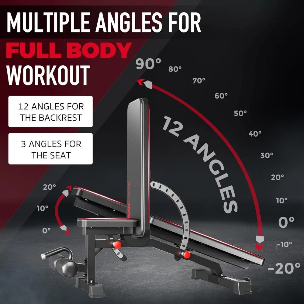 1000lb Adjustable Workout Bench 2