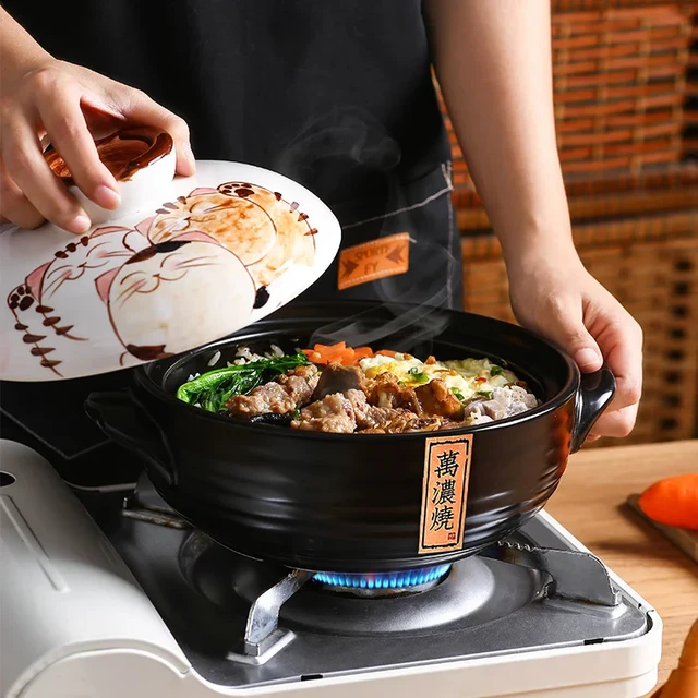 Ceramic Casserole Cookware Pottery Korean Soup&Stock Pot Crock Saucepan Pan Cooking  Utensils Cooker Household Kitchen Supplies - AliExpress