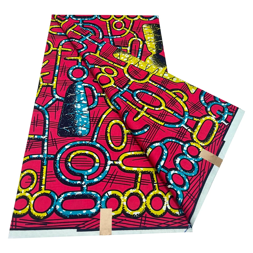 wax cotton african real super printed wax plain cotton fabric