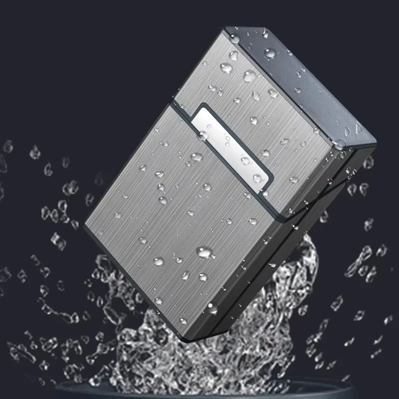 Premium Waterproof and Crush-Resistant Cigarette Case - 20-Capacity Holder
