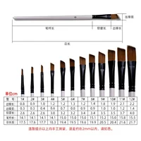 12pcs Nylon Hair Wooden Handle Watercolor Paint Brush Pen Set for Learning Diy Oil Acrylic Painting Art Paint Brushes Supplies 2