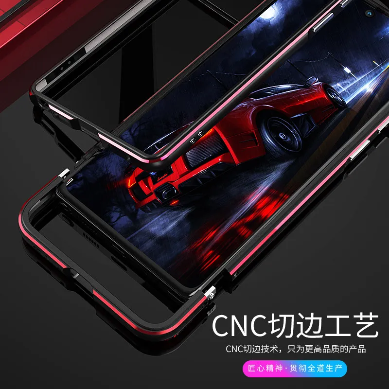 Dropshipping Dual Color Aluminum Metal Bumper For Samsung Galaxy Note20 Note 20 Ultra Cover CASE Lens Carmera+Frame Protector