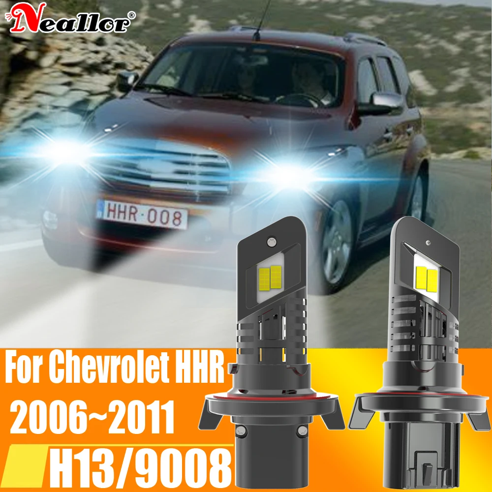 

2 шт., Автомобильные светодиодные лампы H13 9008 12 В 55 Вт для Chevrolet HHR 2006 ~ 2011