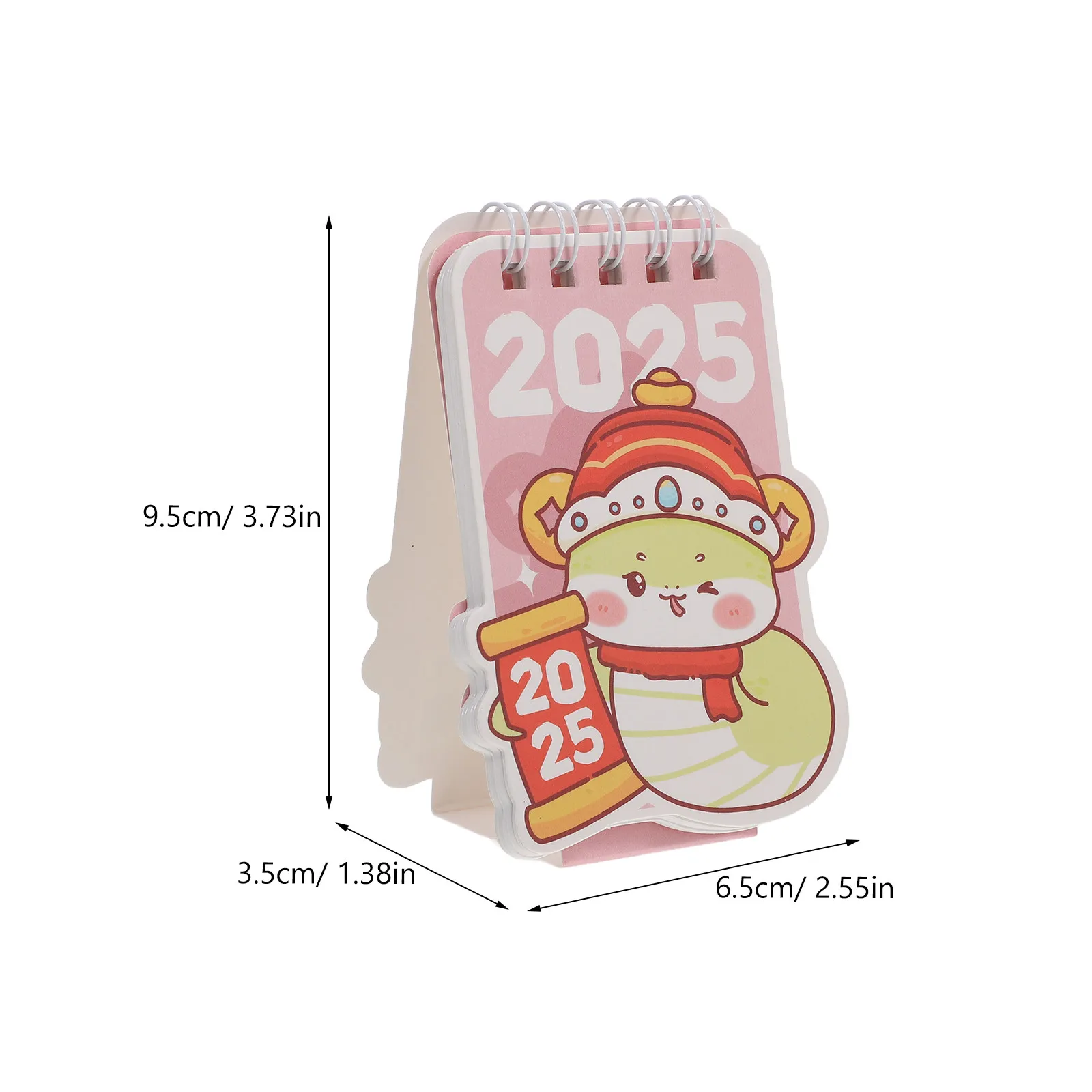 책상용 사무실 달력 2024-2025 월, 주, 날짜 레이아웃이 있는 소형 스탠딩 달력 접이식 베이스 데스크탑 장식 홈 용품