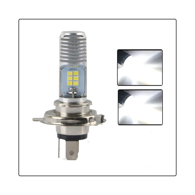 thumbnail image 1 of Luz LED superbrillante para motocicleta H4 BA20D P15D T19, luces altas y bajas integradas, bombillas para vehículos eléctricos de 3000k y 6000k, 1 of 5