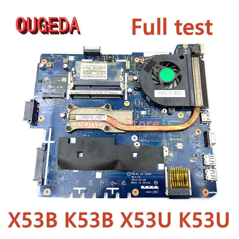 

Материнская плата OUGEDA PBL60 для ASUS X53B K53B X53U K53U