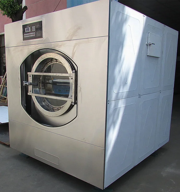 Jieshen 200Kg laundry machine industrial washing fully automatic soft mount Stainless Steel Industrial Laundry Washing Machine 4