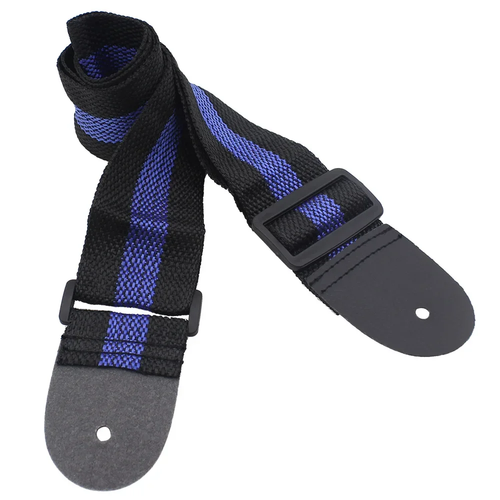Adjustable Ethnic Style Embroidered Guitar Strap - Premium Polyester and Cotton Blend