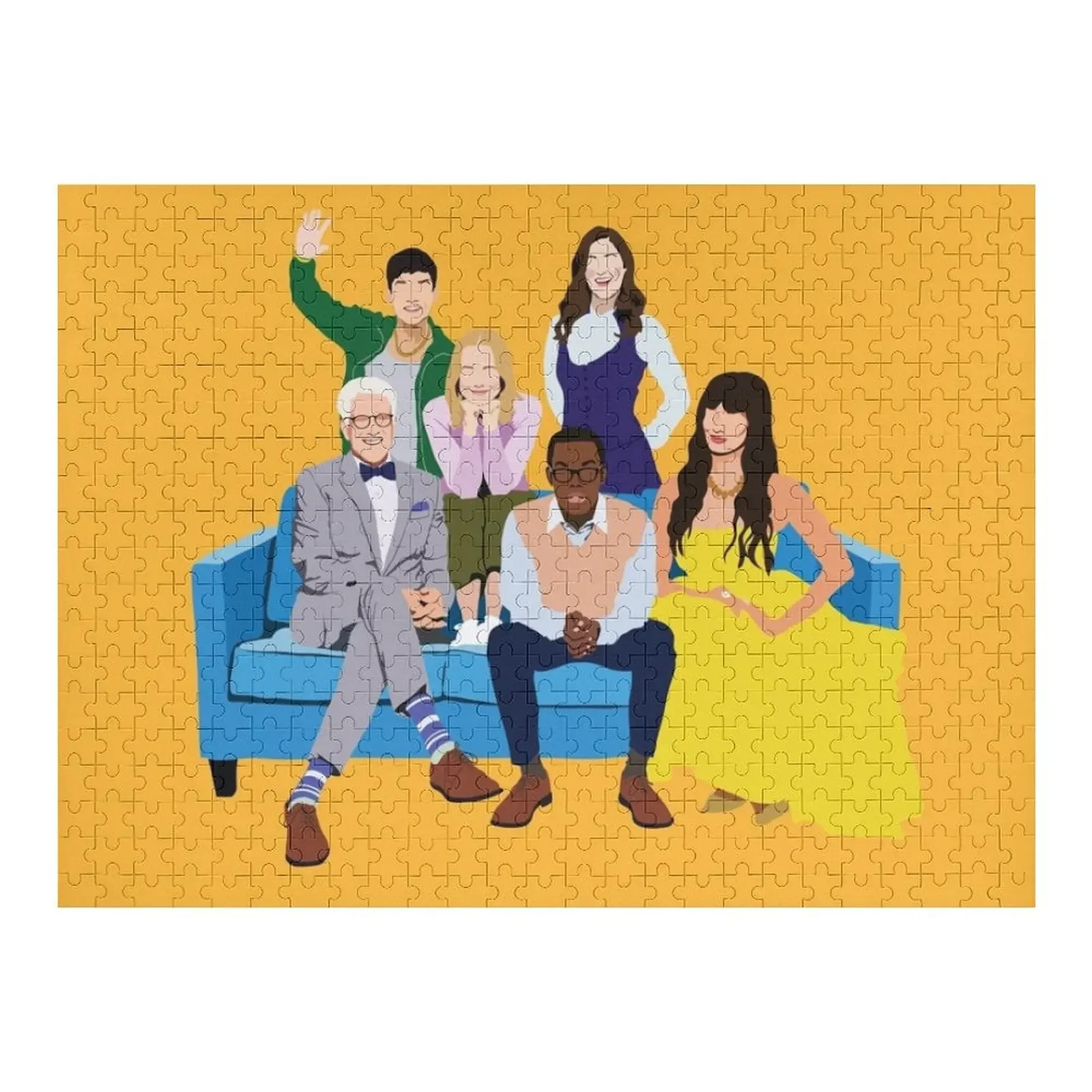 The Good Place Characters Jigsaw Puzzle Custom Name Wood Customizeds For Kids Puzzle port wenn jigsaw puzzle custom kids toy customizeds for kids puzzle