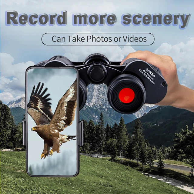 80x80 High Magnification Binoculars – HD Portable Hunting & Camping Scope 5