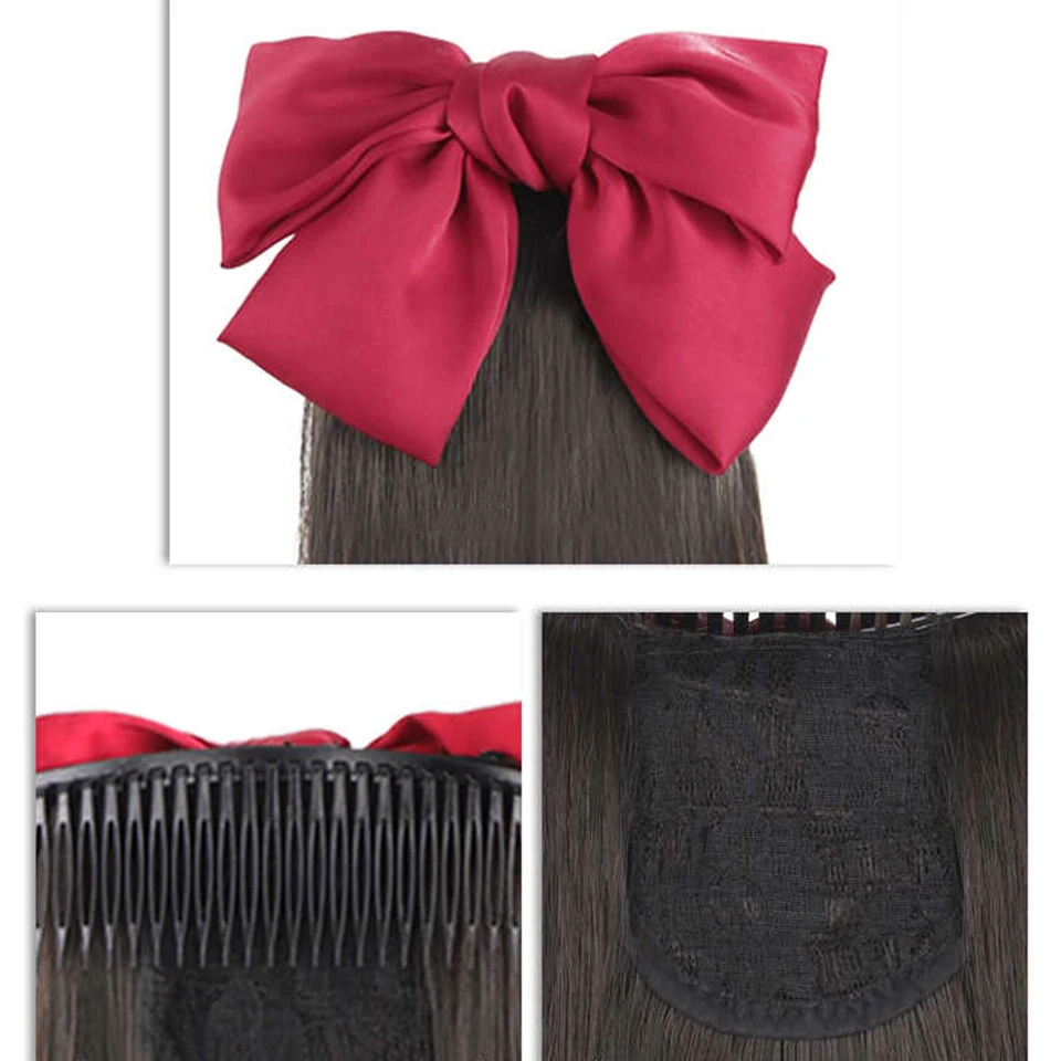 Synthetic Wavy Claw Clip Ponytail Hair Extensions for Women