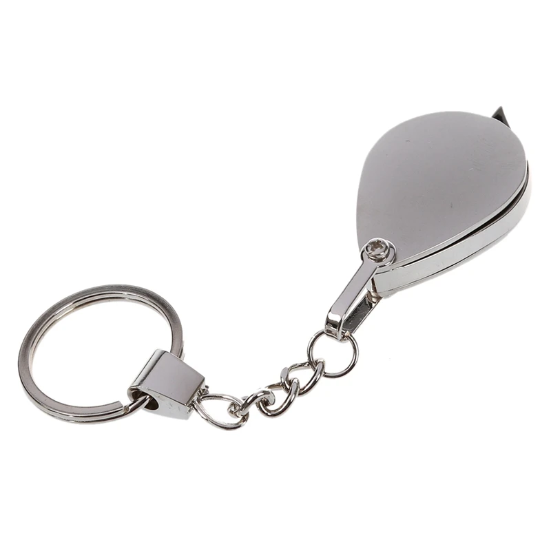 

2 Pcs 10X 20 Mm Jeweler's Loupe Magnification Keychain Folding Pocket Magnifier