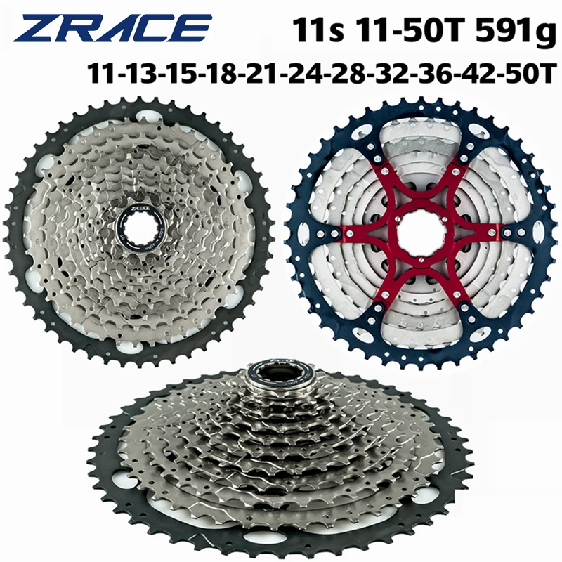 ZRACE Bicycle Cassette 11 Speed MTB Bike Freewheel 11-46T / 11-50T / 11-52T Aluminum Alloy Bracket 11s CASSETTE
