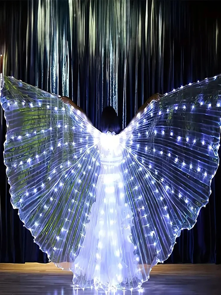 Butterfly Wings LED Isis Colorful Telescopic for Stage Party