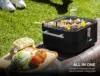 Portable Charcoal Grill, Tabletop BBQ, Perfect Tailgate, Beach, Patio, or Camping Grill, Lightweight & Compact Sma 3