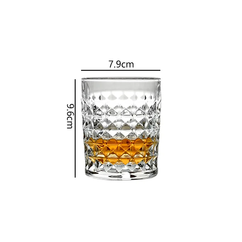 300ml Tequila Brandy Vodka Cups Household Wine Utensils European Crystal Glass Whiskey Foreign Wine Glasses Beer Mug Drinkware