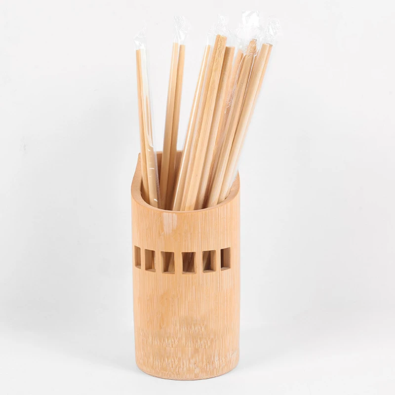 10 Pairs/Set Disposable Bamboo Wooden Chopsticks Individually Packaged Tableware Supplies Travel Portable Flatware Food Stick