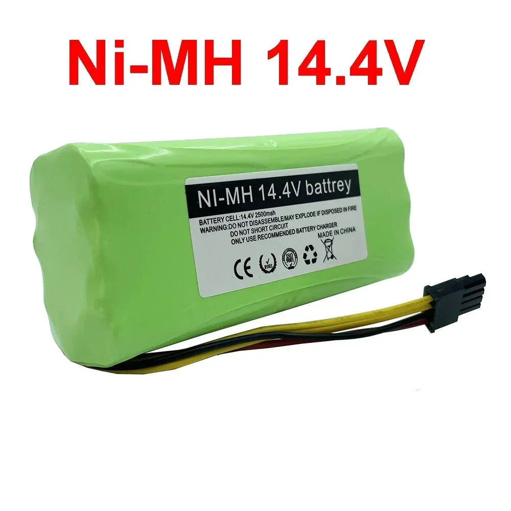 

Ni-MH AA 2500mAh for ECOVACS 14.4V Rechargeable Battery Deebot Deepoo X600 ZN605 ZN606 ZN609 Midea VCR01 VCR03 Vacuum Cleaner