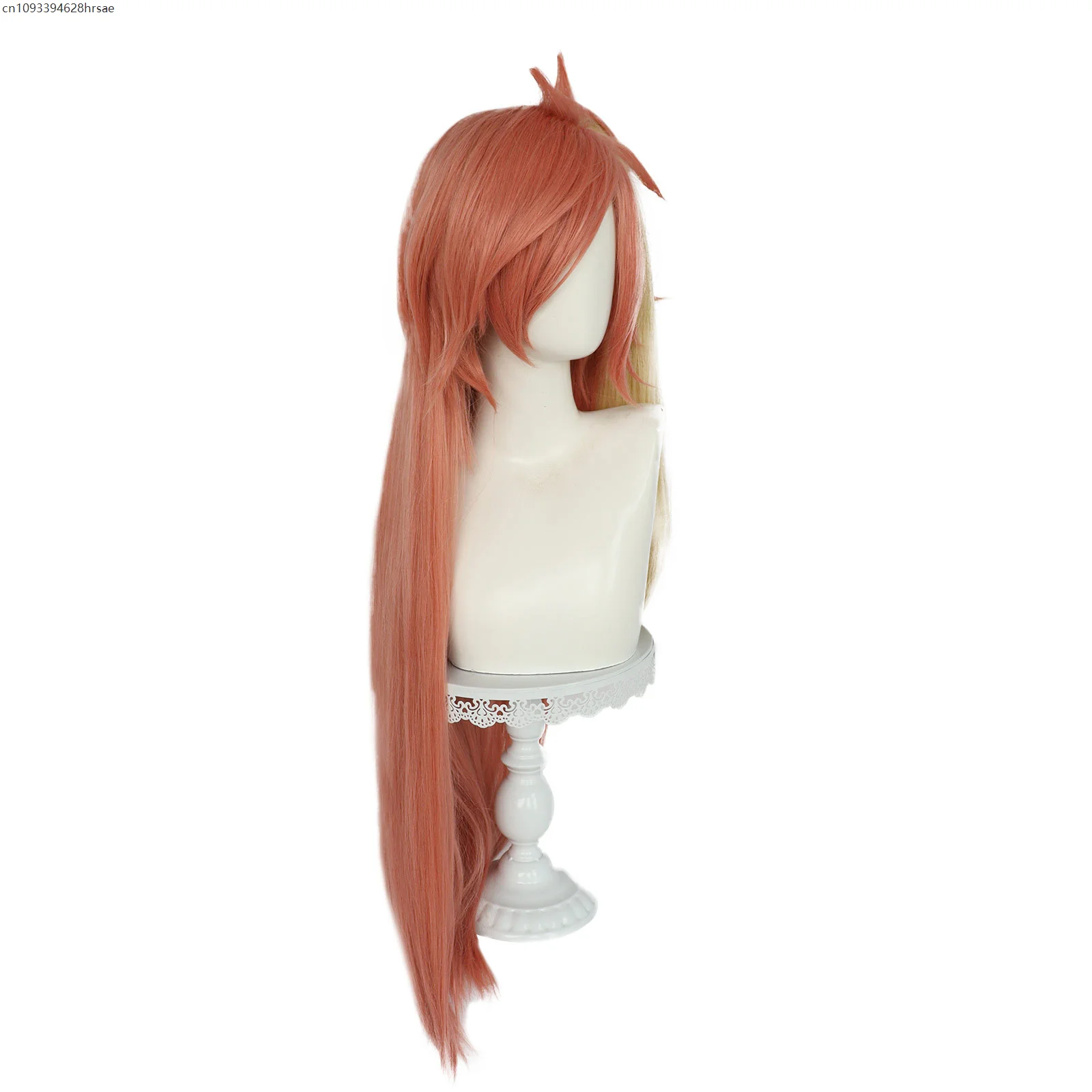Parrucche per costumi anime Cosplay Capelli sintetici lunghi resistenti al calore Festa di Halloween Gioco di ruolo Carnevale Prop - immagine 4