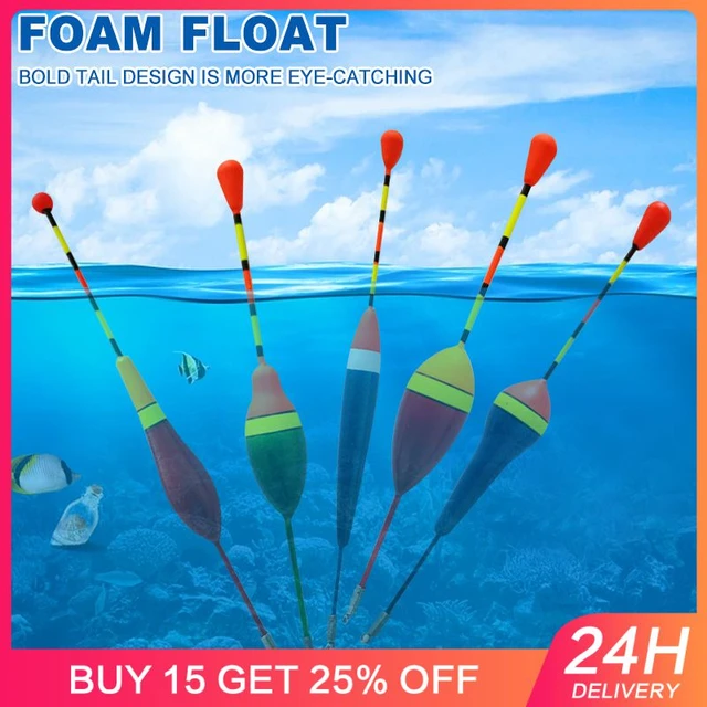 1PCS Fishing Floats Buoy Bobber Fishing Light Stick Floats Fluctuate Mix  Size Color Float Buoy Fishing