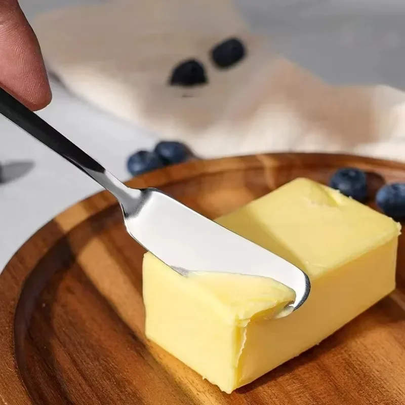 4/1PCS Butter Knifes Stainless Steel Cheese Cutter Knifes Long Handle Bread Jam Spreaders Cream Toast Cutlery Kitchen Gadgets
