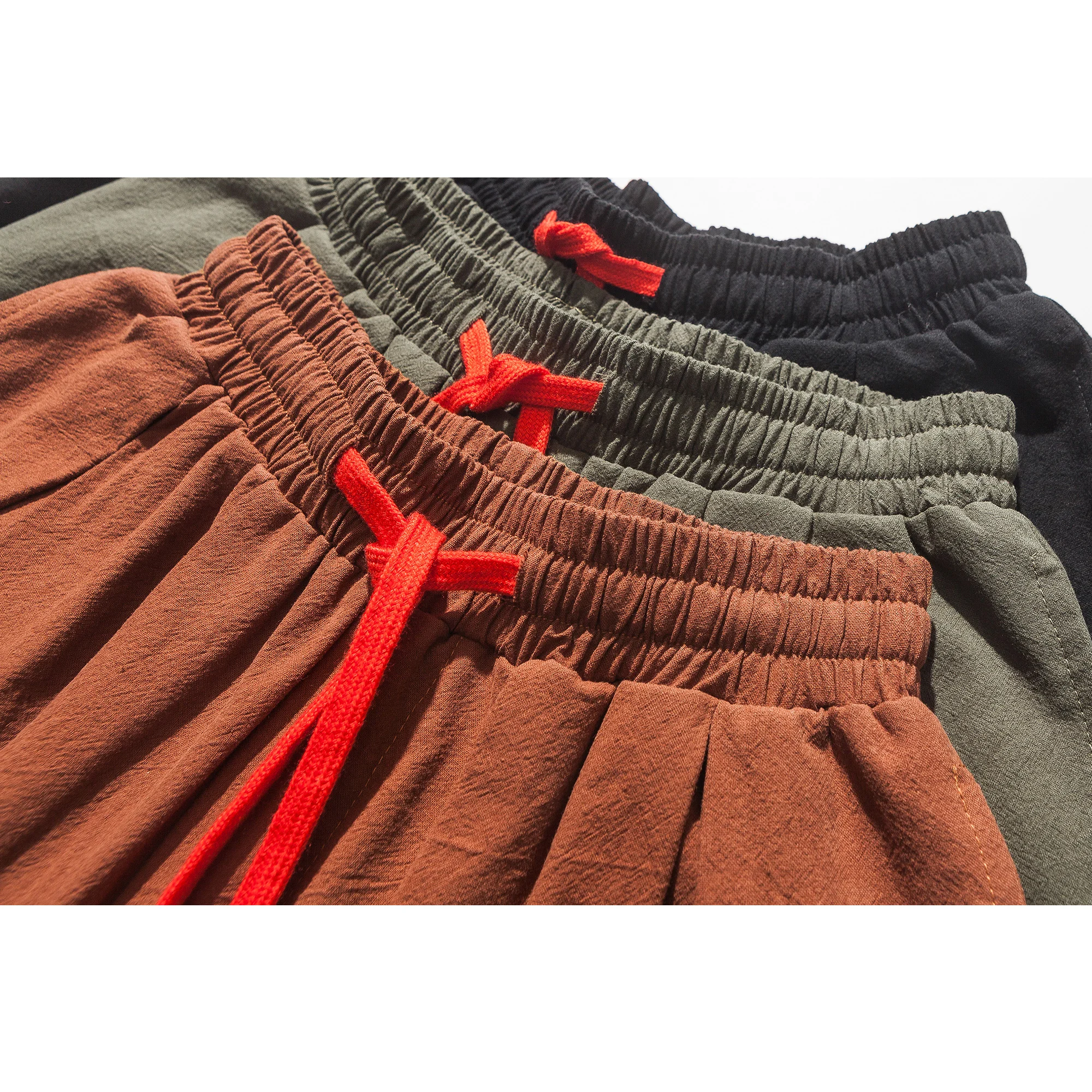 Spring Summer Men Streetwear Fashion Loose Casual Pant Male Cotton Linen Harem Trousers Jogger Sweatpants Plus Size M-5XL