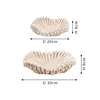 Marble Ruffle Bowl for Kitchen Counter and Living Room Travertine Scallop Bowl for Fruit Jewelry Decorative Tray for Home Decor 6