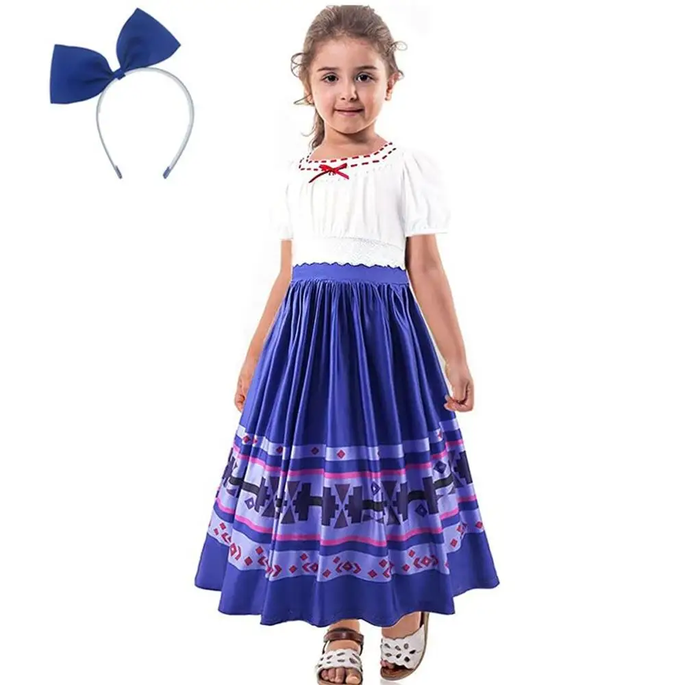 Cosplay Costume Kids Girls Dress Halloween Dress Outfit Girl Costume Princess Dress Summer Casual Dress Halloween Cospaly Costume Carnival Dresses 3-10 Years Old