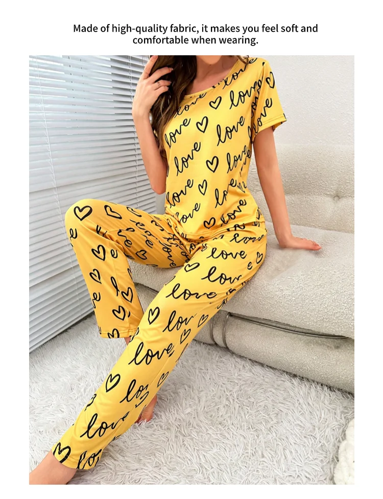 Pijama Mujer Manga Corta Uniexcosm Pijama Mujer Algodu00f3n Manga