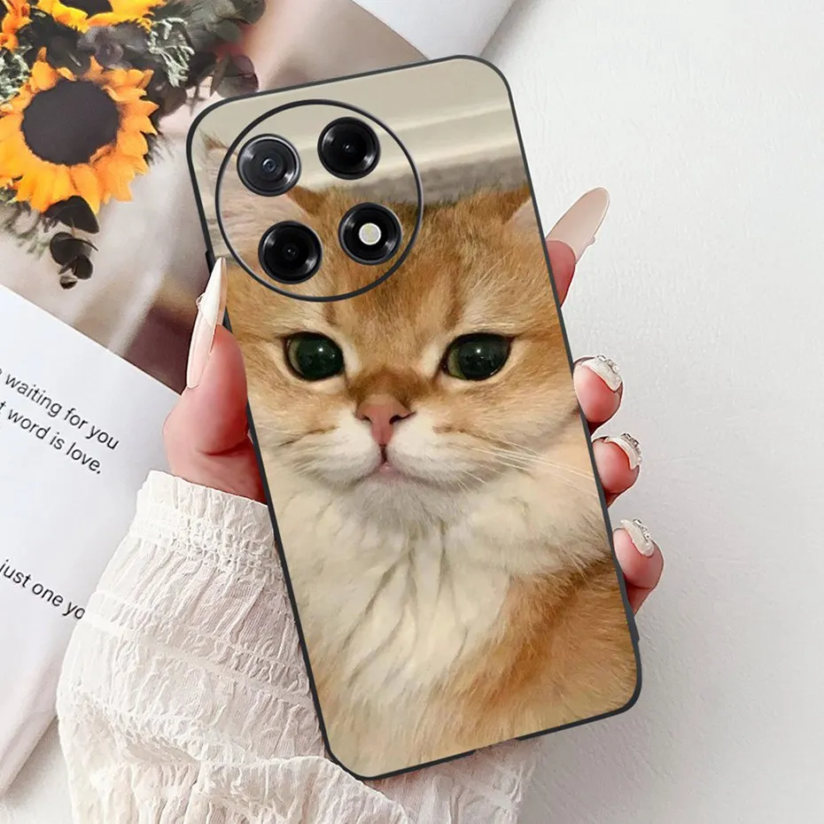 Sleek Black Silicon Soft TPU Phone Case - Modern Design Back Cover