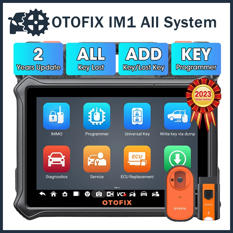  OTOFIX IM2 Key Programming Tool[2-Year Updates],w/ XP1 PRO Key  Programmer,Top IMMO Locksmith-Level Car Scan Tool,Advanced ECU Coding &  Programming,40+ Services, Active Test,OE Full System Diagnostic : Automotive