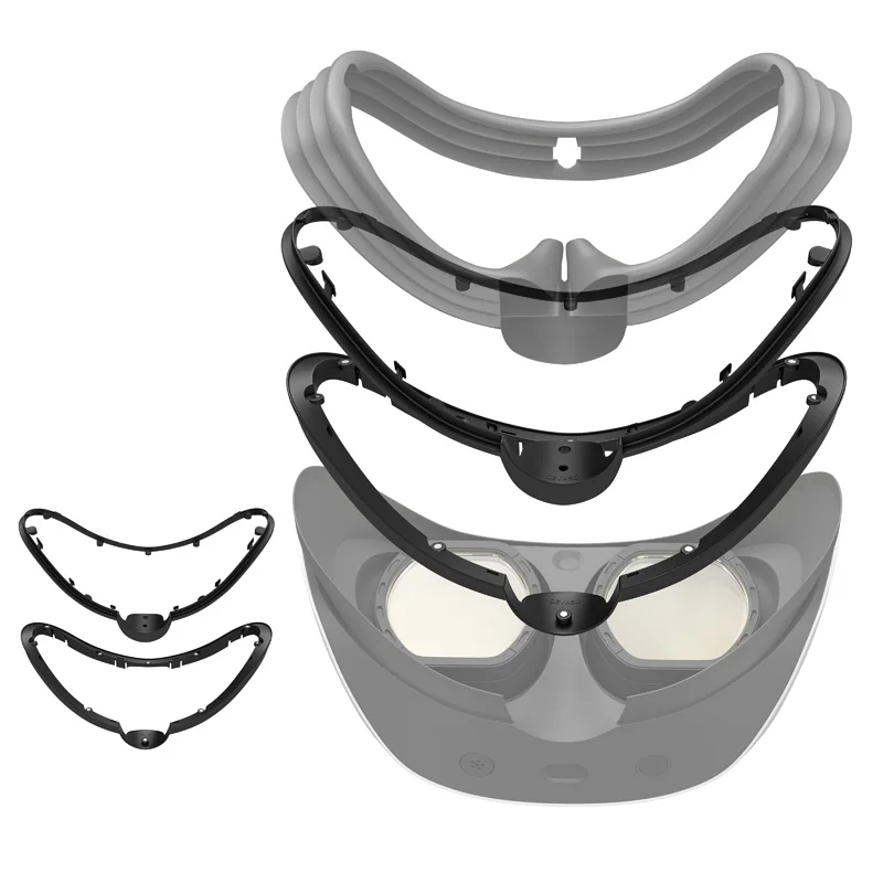 Per Playstation Vr2 Lens Hood Accessorio Per Dispositivo A Sgancio Rapido Vr Glasses Machine Light Leak Sweat Proof Silicone Psvr2 Light Mask